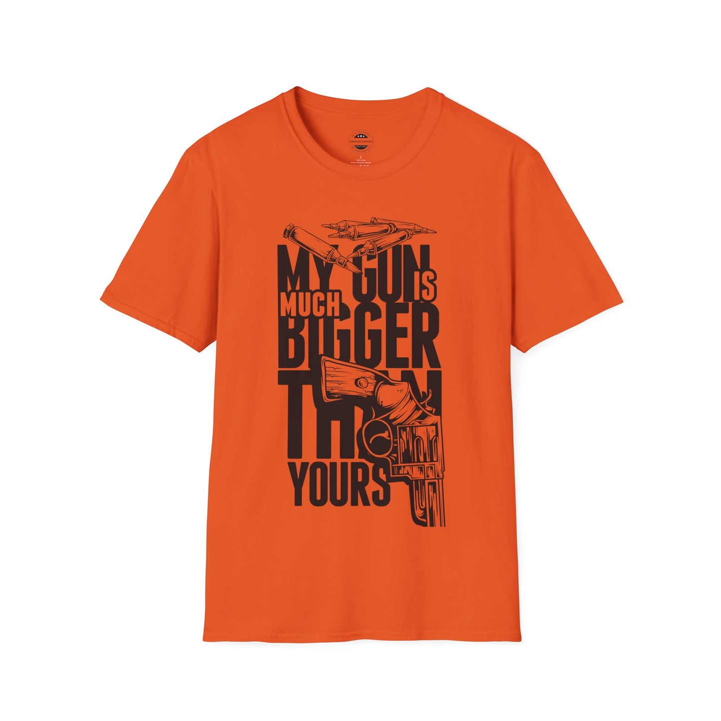 My Gun Is Bigger Than Yours Unisex Softstyle T-Shirt
