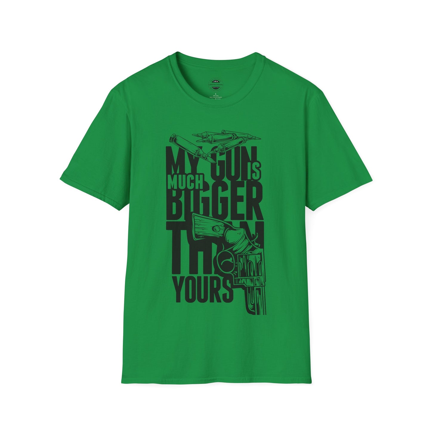 My Gun Is Bigger Than Yours Unisex Softstyle T-Shirt