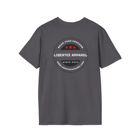 Libertee Apparel (Black,White,Red) Unisex Softstyle T-Shirt