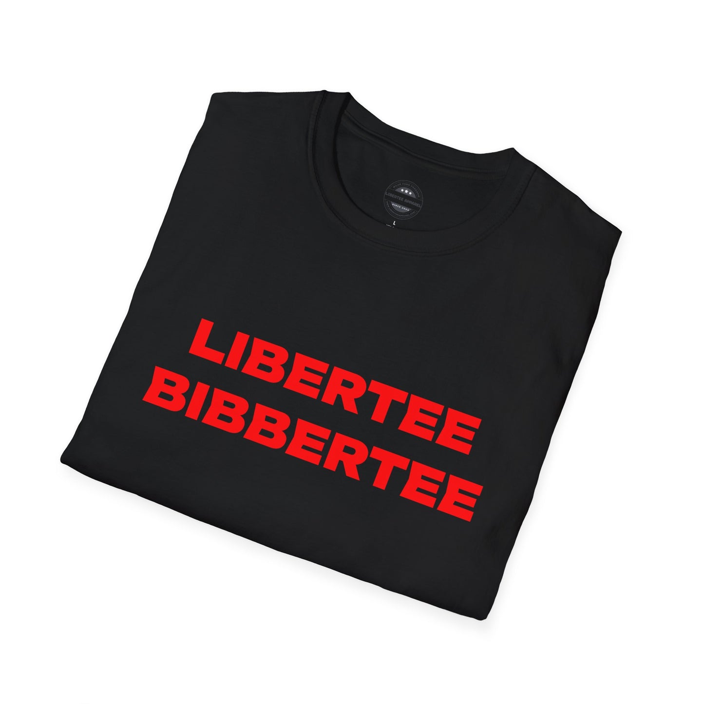 Libertee Bibbertee Red Unisex Softstyle T-Shirt