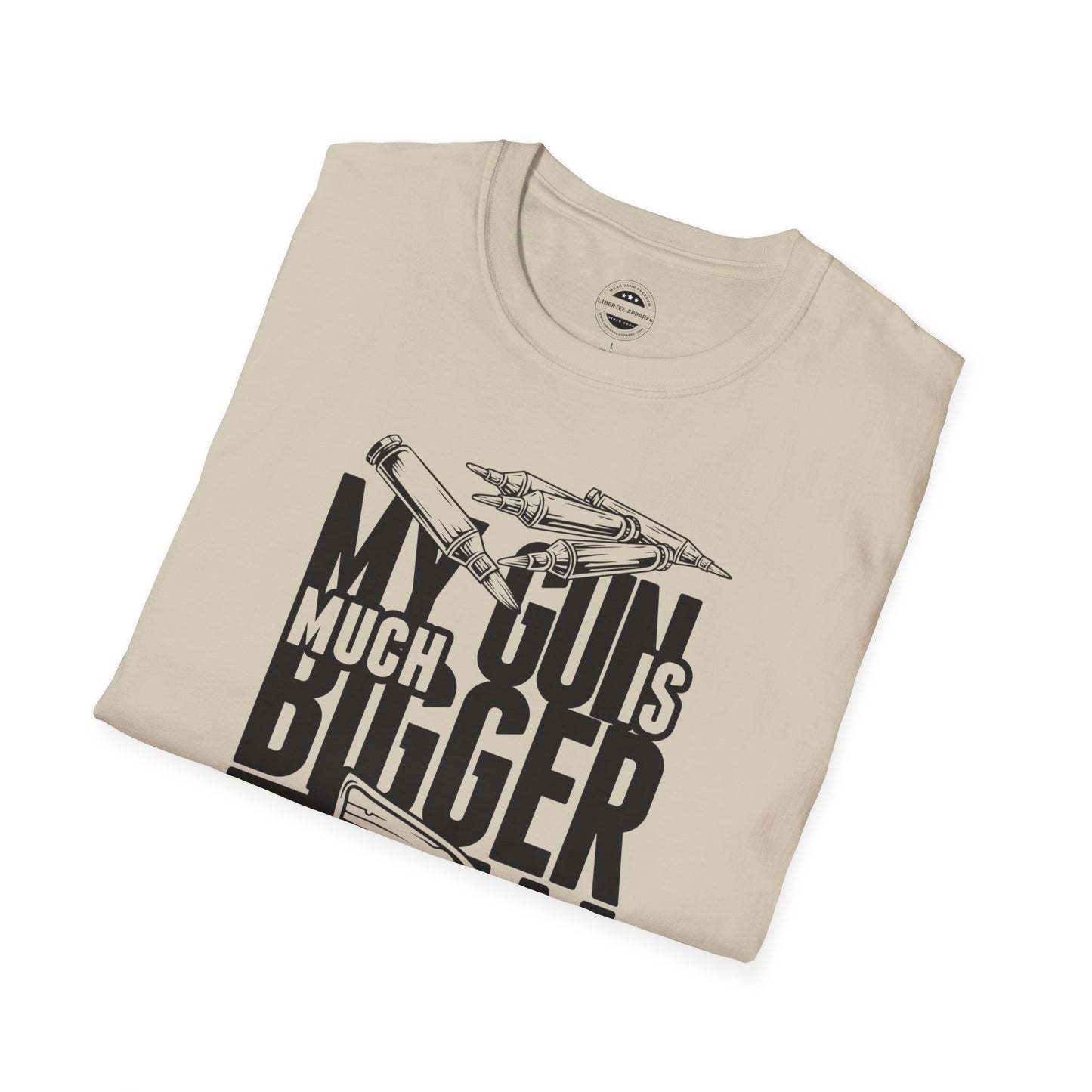 My Gun Is Bigger Than Yours Unisex Softstyle T-Shirt