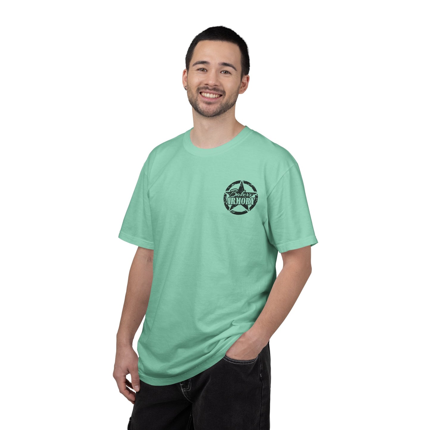 Armory Stamp T‑Shirt — 'Arming America Since 2015' Retro Logo Tee