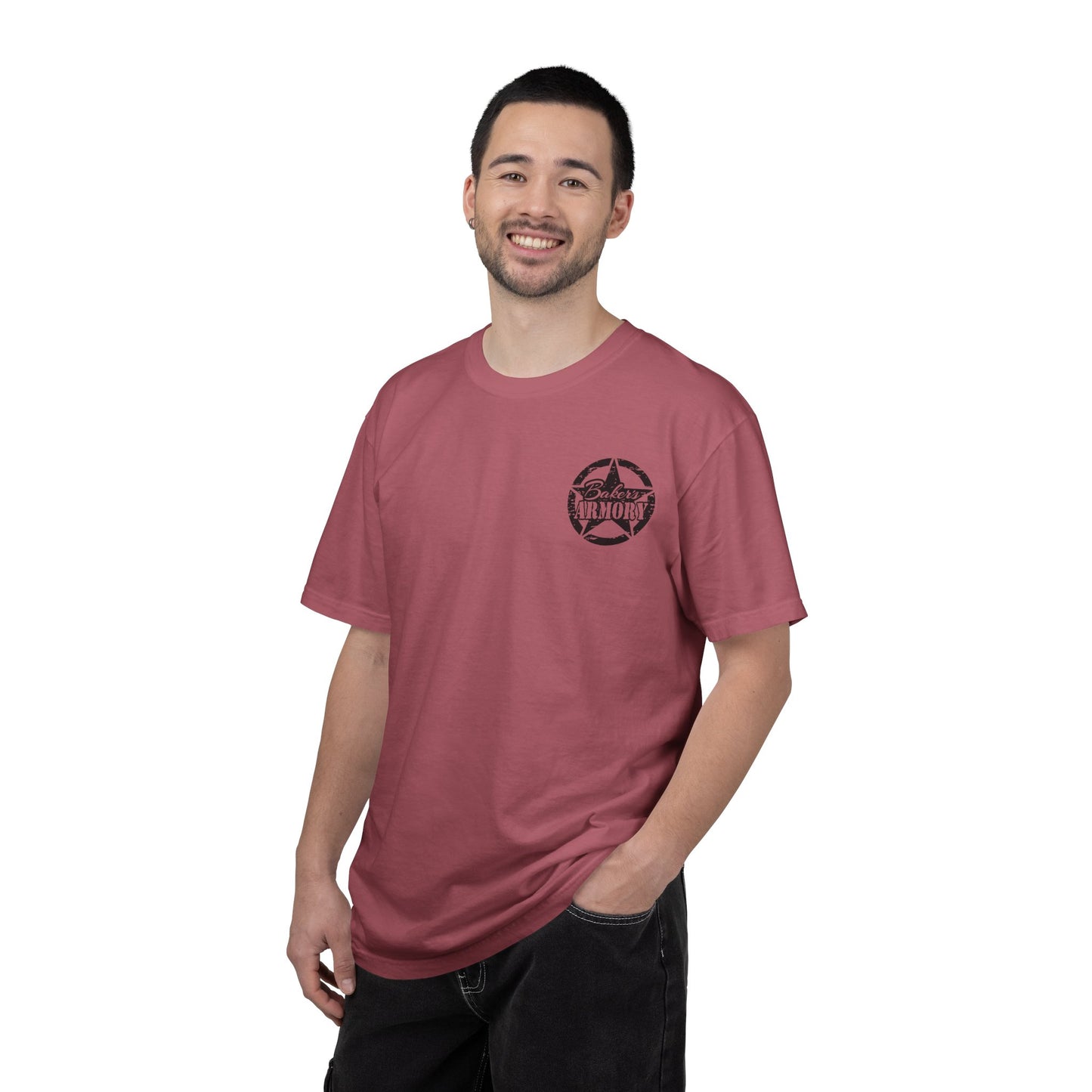 Armory Stamp T‑Shirt — 'Arming America Since 2015' Retro Logo Tee