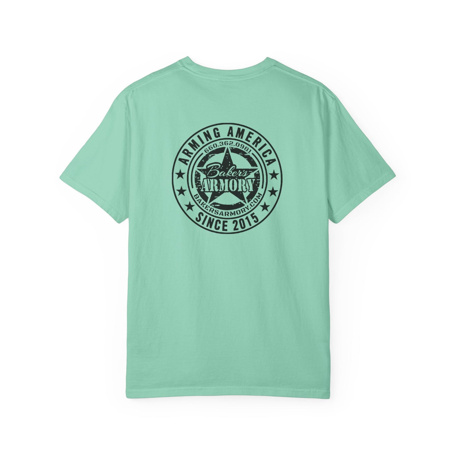 Armory Stamp T‑Shirt — 'Arming America Since 2015' Retro Logo Tee