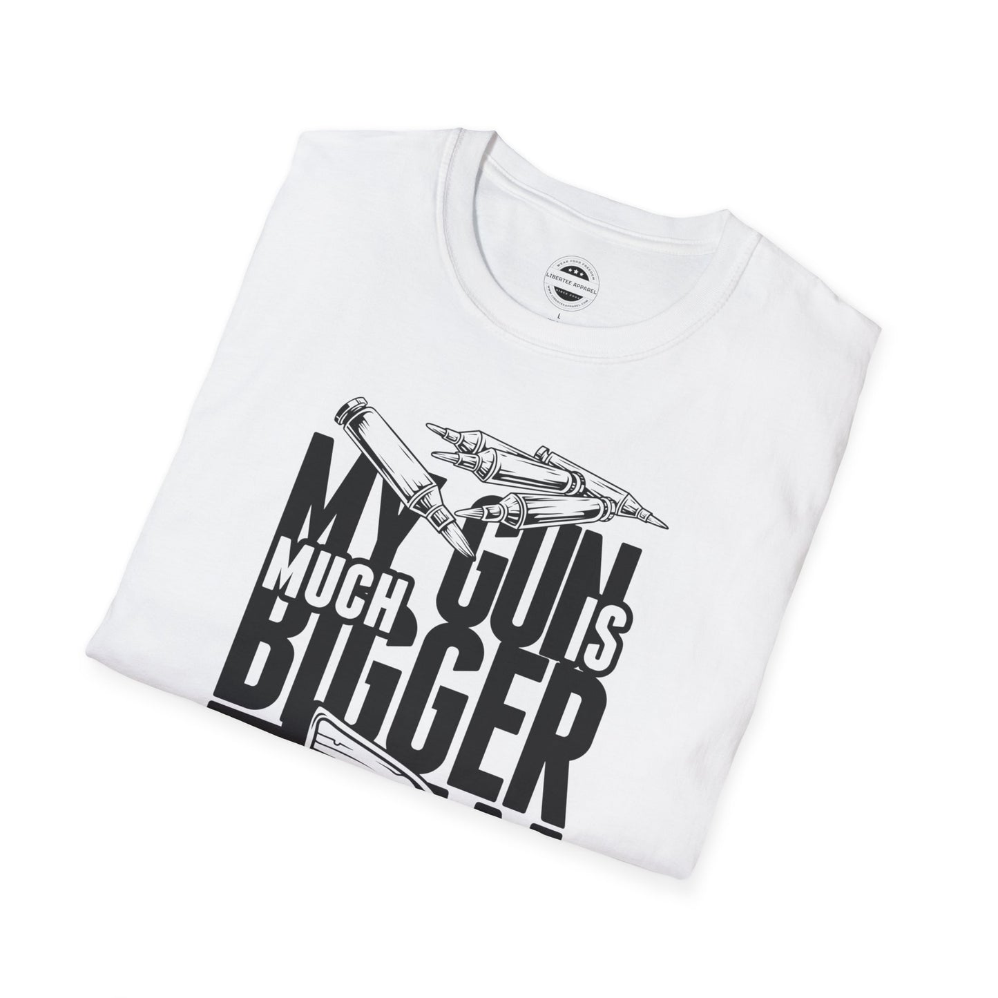 My Gun Is Bigger Than Yours Unisex Softstyle T-Shirt