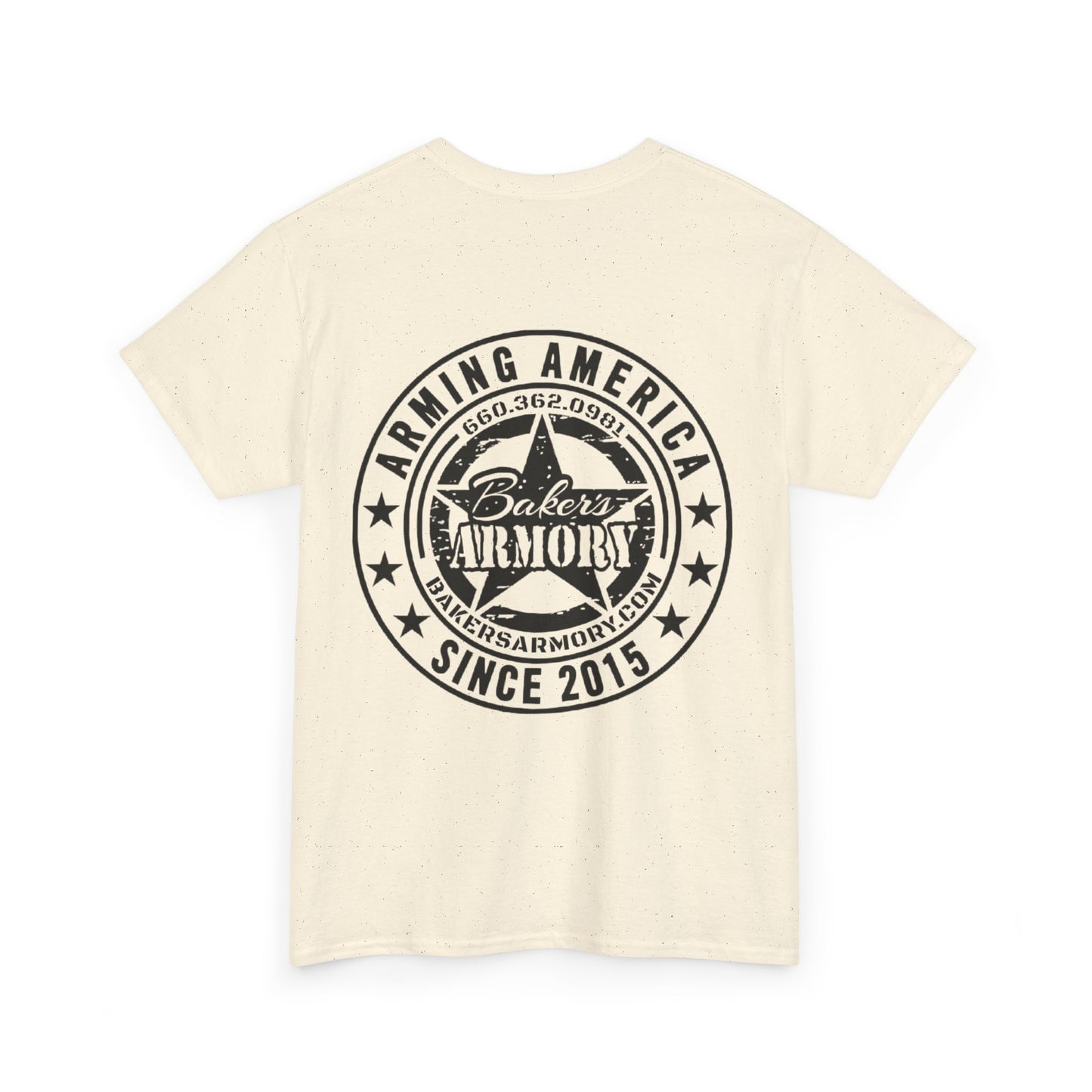 Arming America Since 2015 (Black) Heavy Cotton