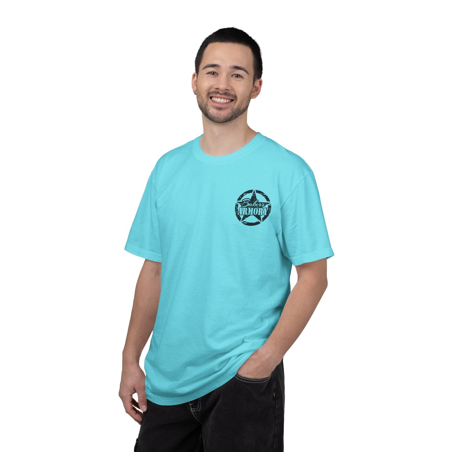 Armory Stamp T‑Shirt — 'Arming America Since 2015' Retro Logo Tee