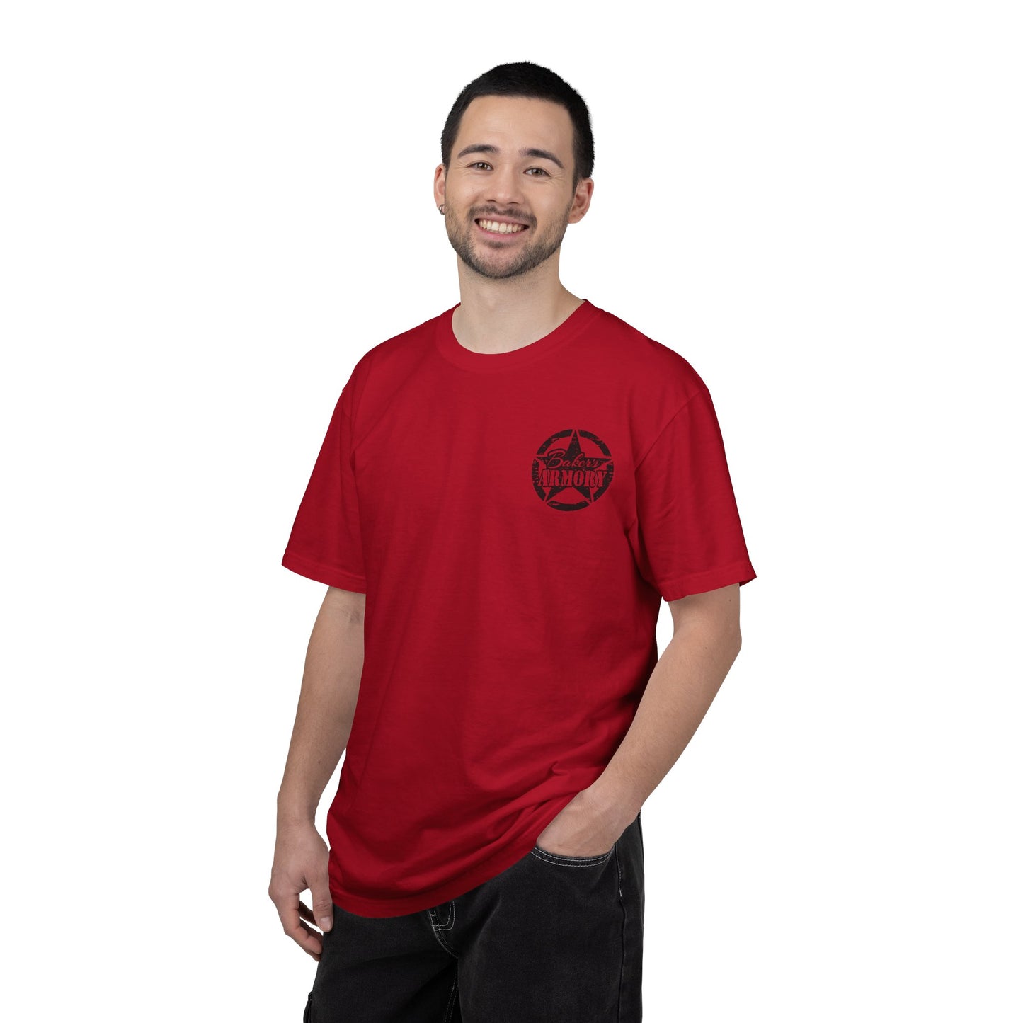 Armory Stamp T‑Shirt — 'Arming America Since 2015' Retro Logo Tee