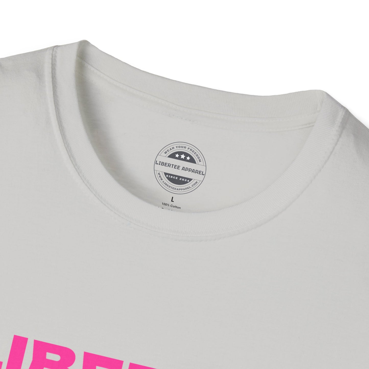 Libertee Bibbertee Pink Unisex Softstyle T-Shirt