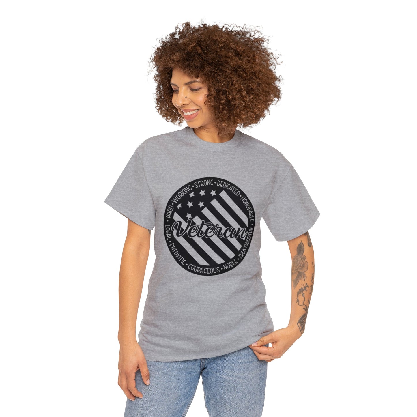 Veteran Unisex Heavy Cotton Tee