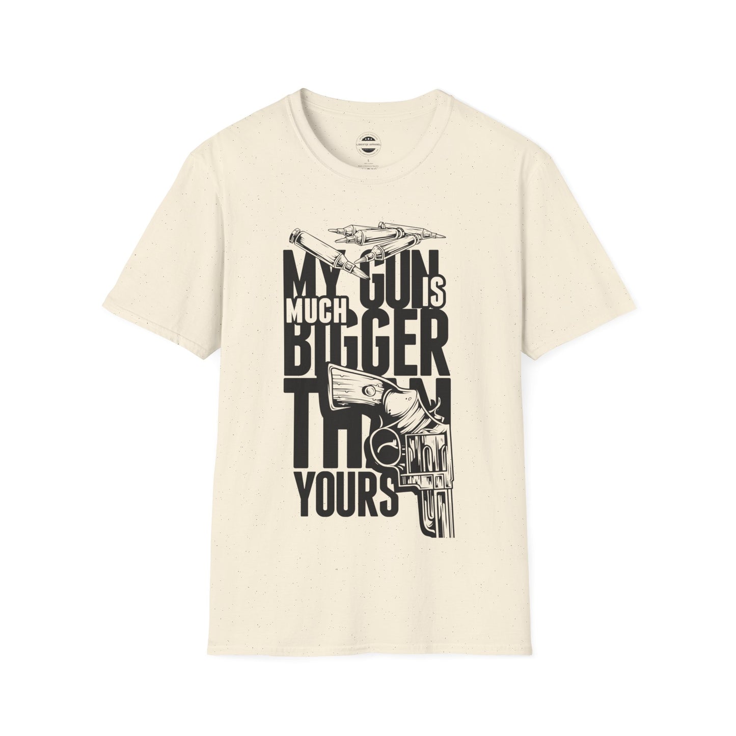 My Gun Is Bigger Than Yours Unisex Softstyle T-Shirt