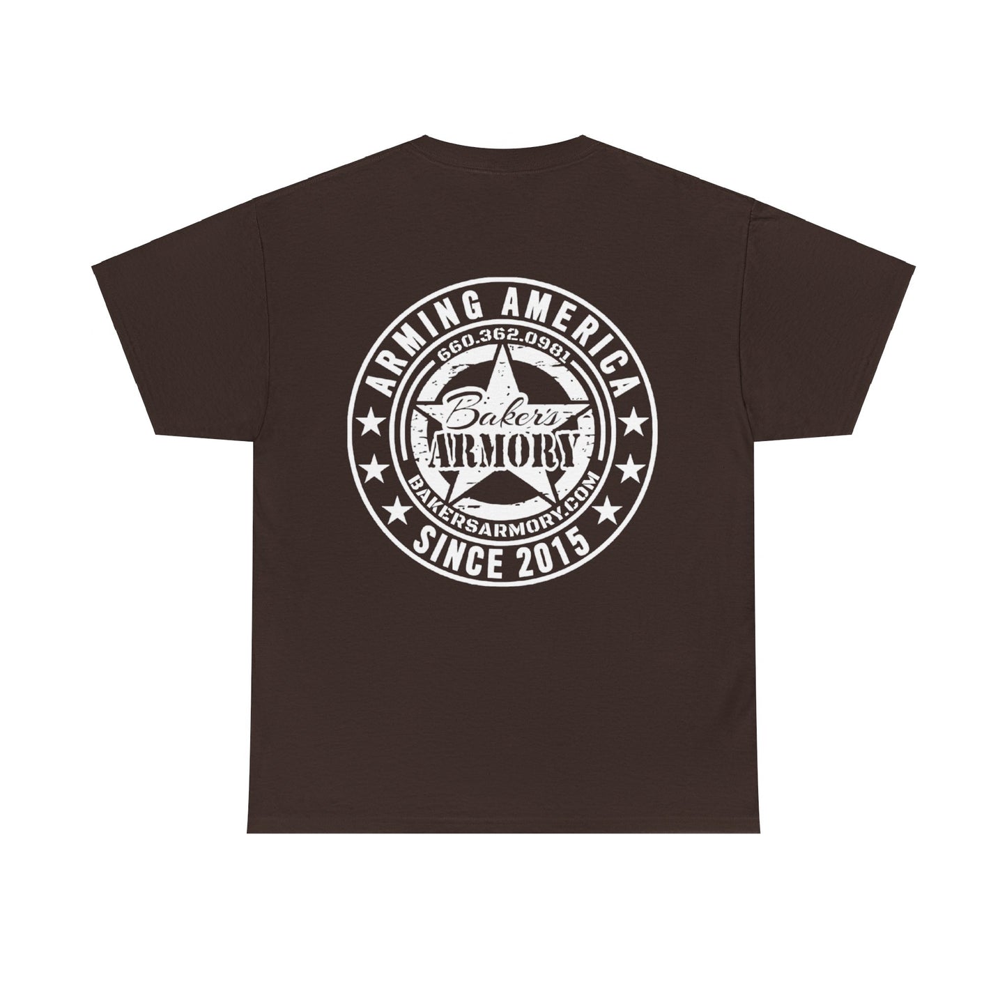 Arming American Since 2015 (White Logo) Heavy Cotton Tee