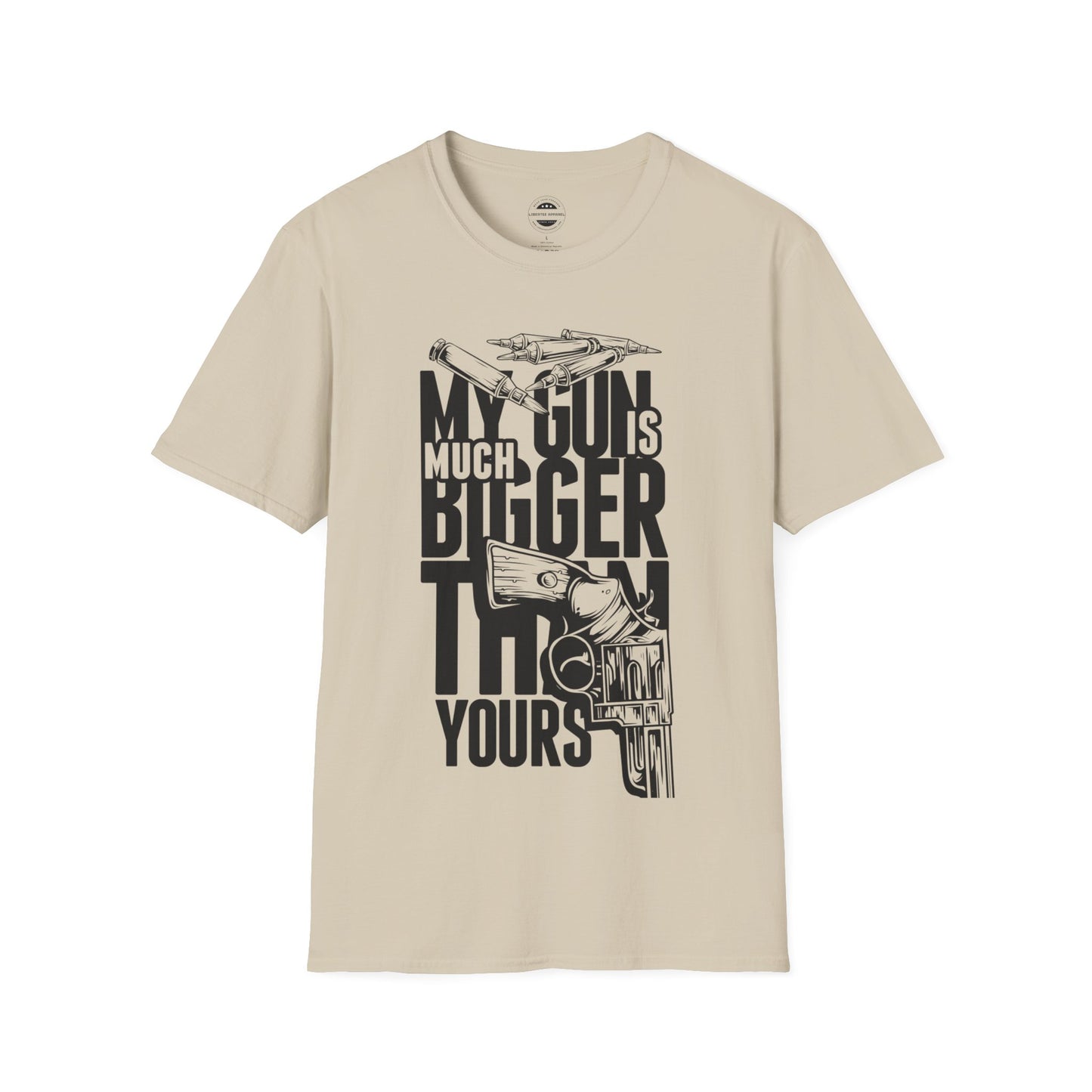 My Gun Is Bigger Than Yours Unisex Softstyle T-Shirt