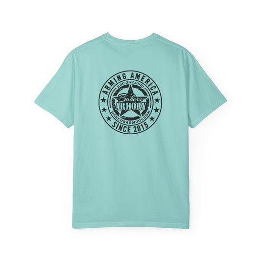 Armory Stamp T‑Shirt — 'Arming America Since 2015' Retro Logo Tee