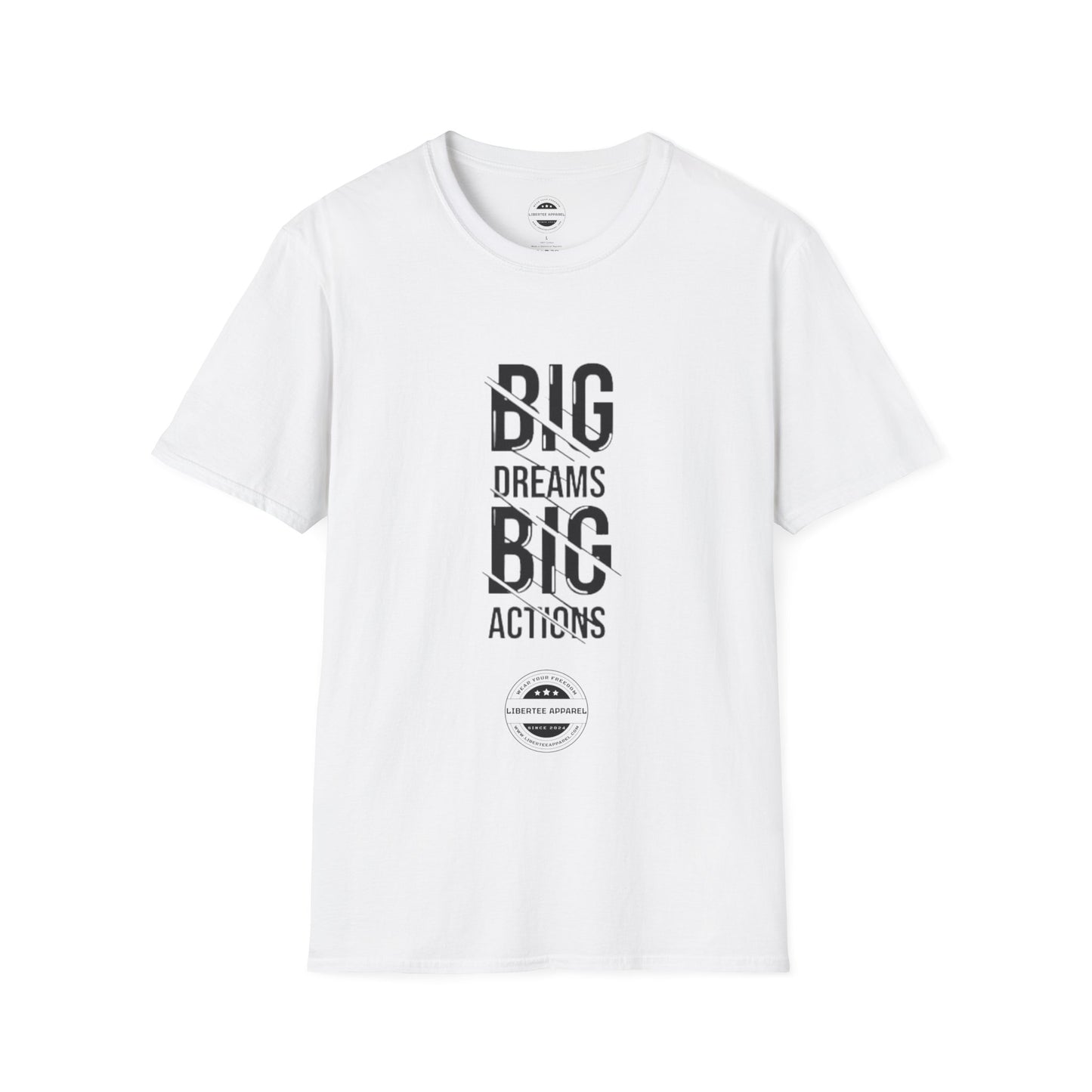 Big Dreams Big Actions Unisex Softstyle T-Shirt