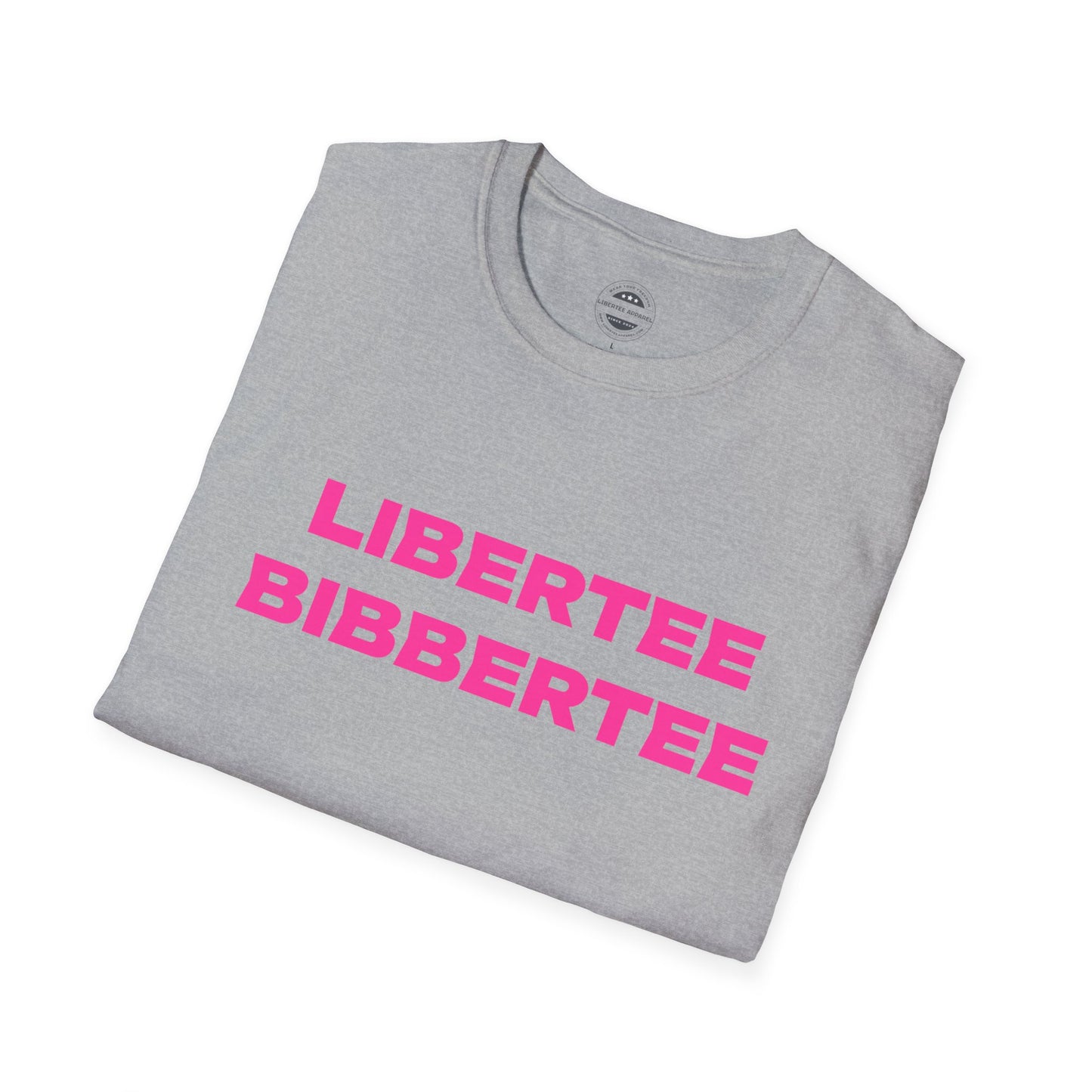 Libertee Bibbertee Pink Unisex Softstyle T-Shirt