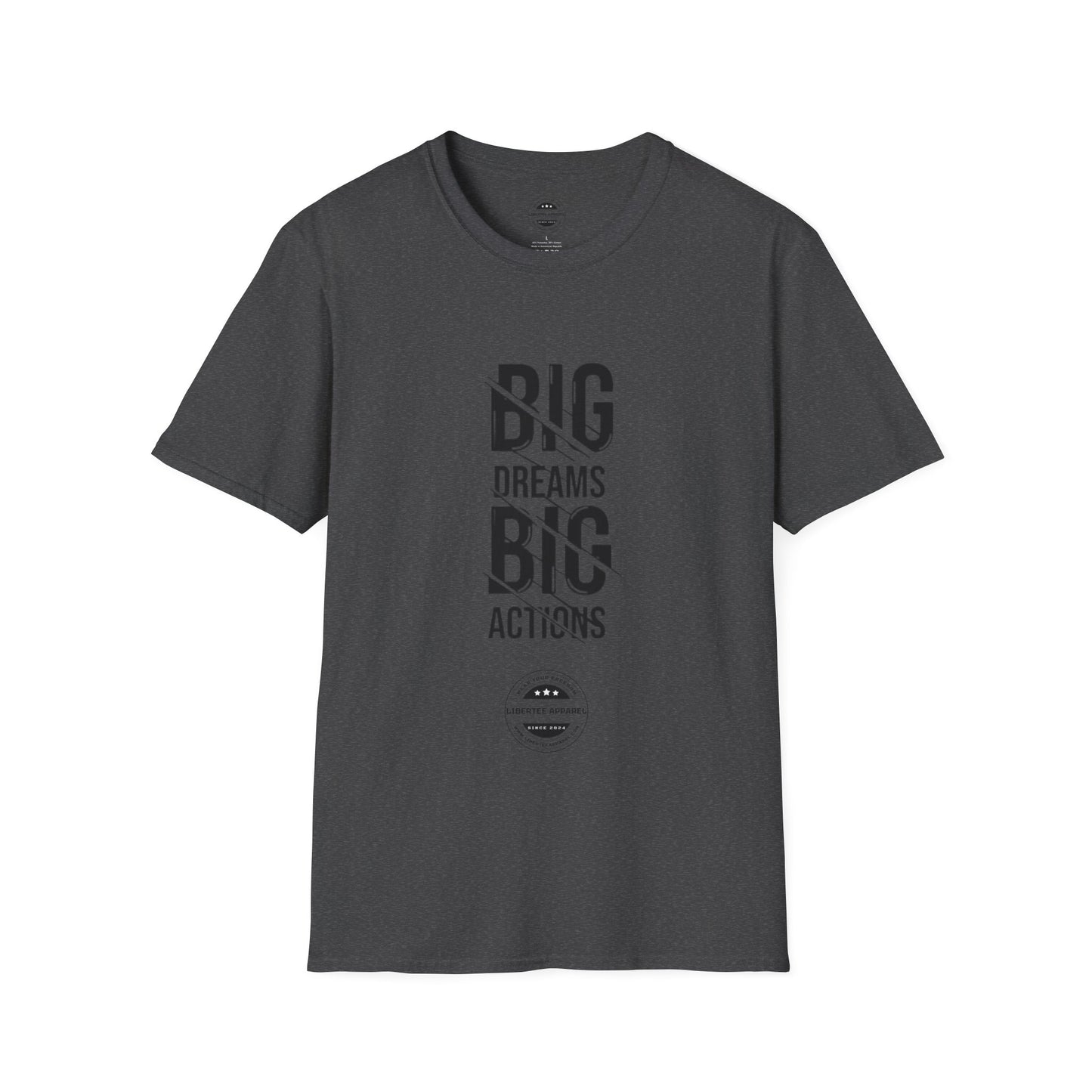 Big Dreams Big Actions Unisex Softstyle T-Shirt