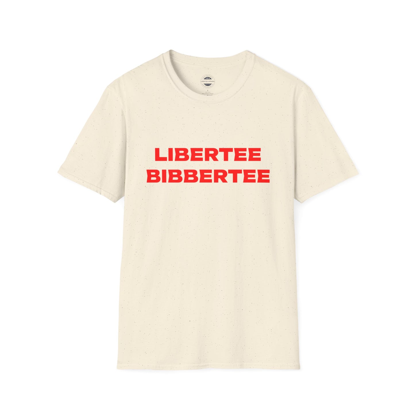 Libertee Bibbertee Red Unisex Softstyle T-Shirt