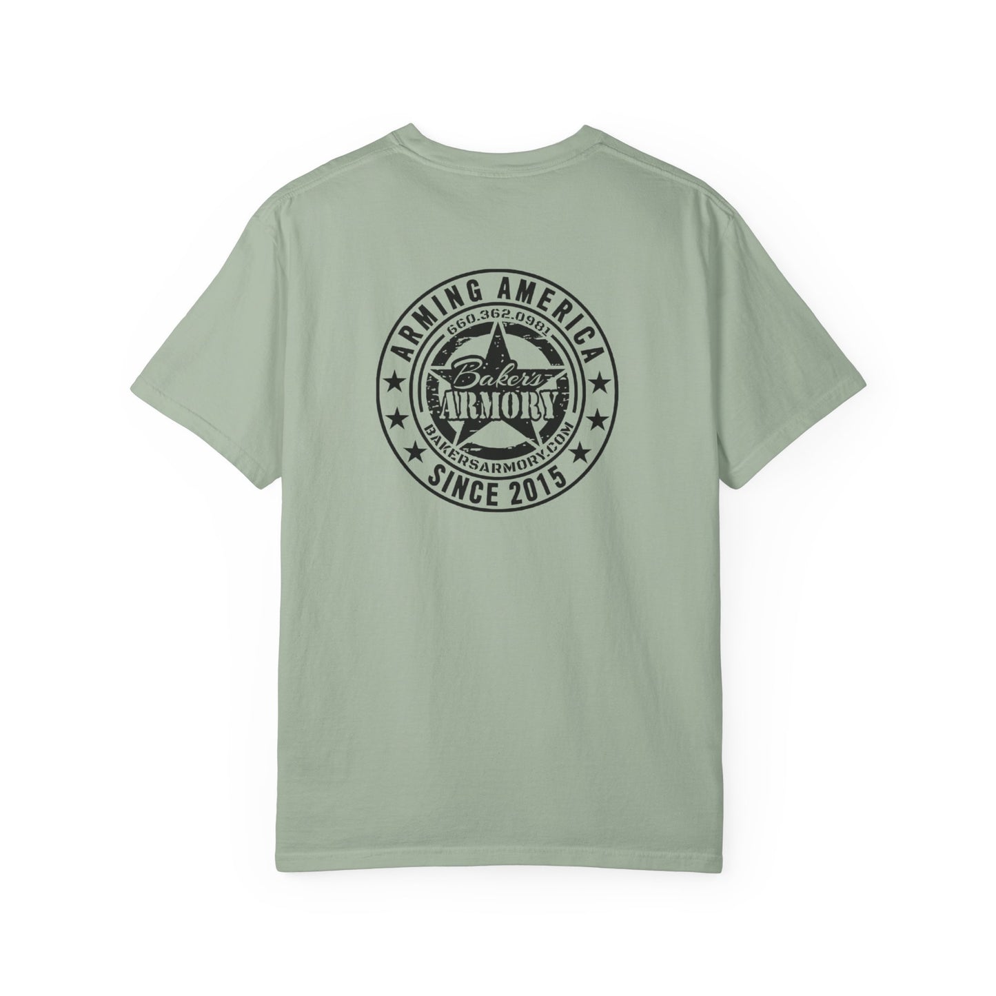 Armory Stamp T‑Shirt — 'Arming America Since 2015' Retro Logo Tee