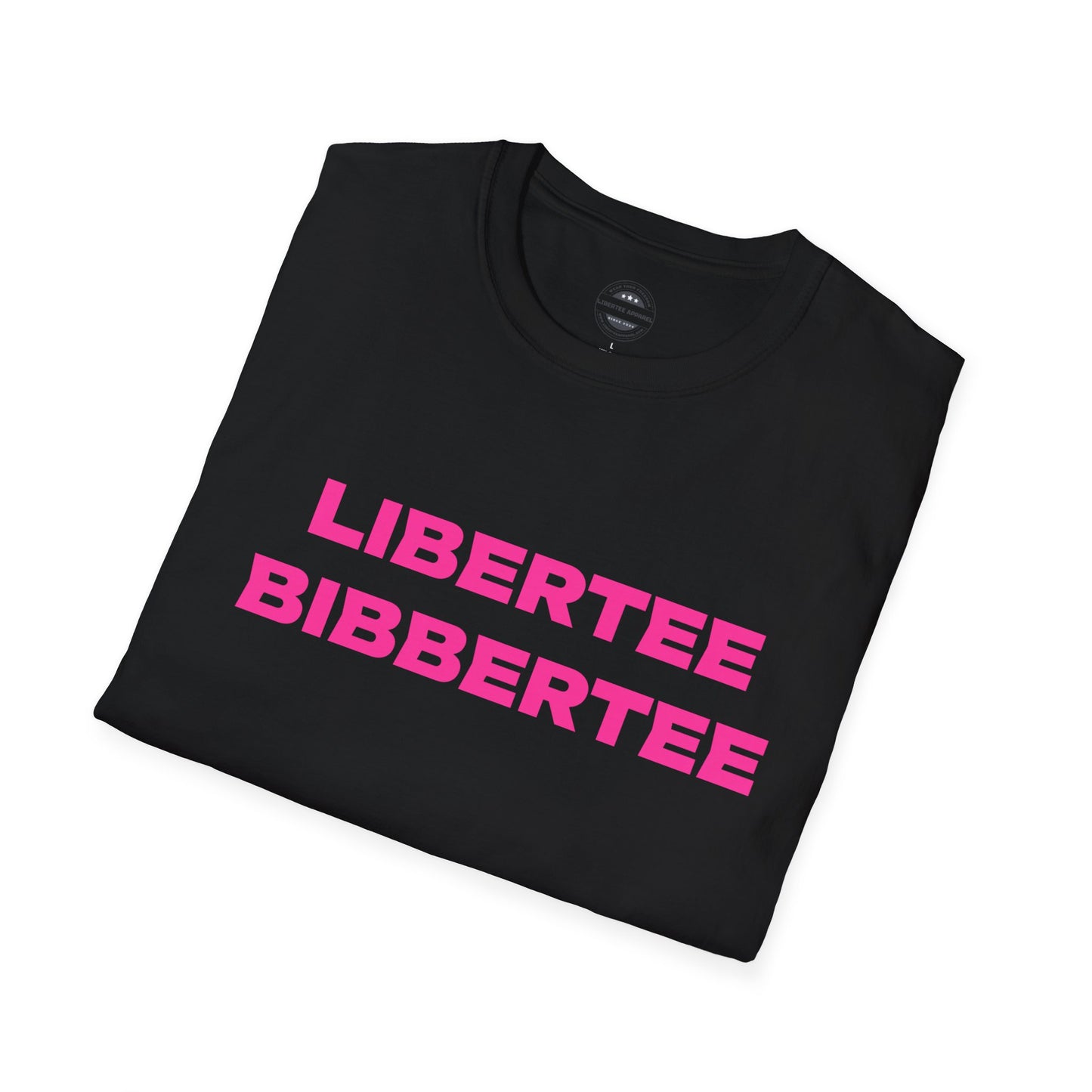 Libertee Bibbertee Pink Unisex Softstyle T-Shirt