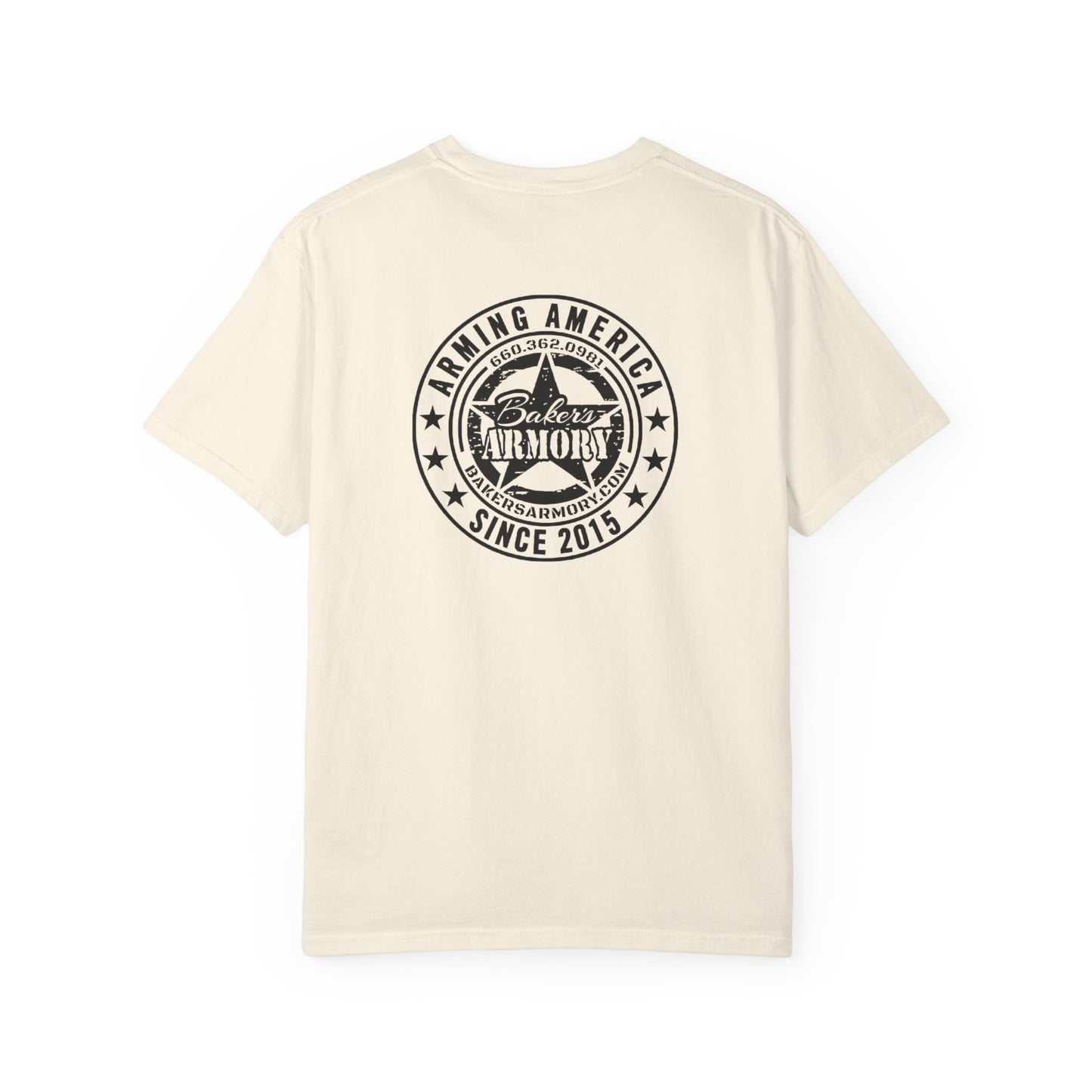 Armory Stamp T‑Shirt — 'Arming America Since 2015' Retro Logo Tee