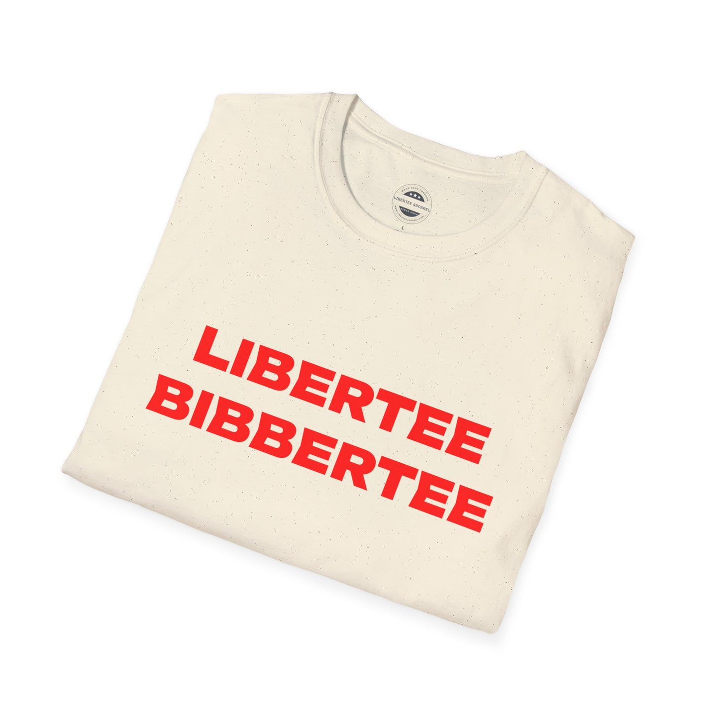 Libertee Bibbertee Red Unisex Softstyle T-Shirt