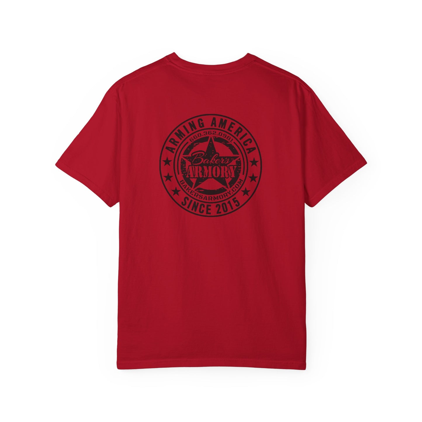 Armory Stamp T‑Shirt — 'Arming America Since 2015' Retro Logo Tee