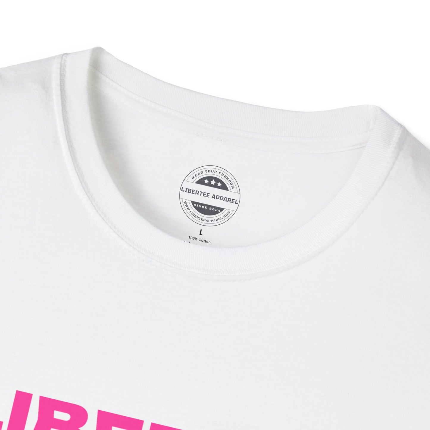 Libertee Bibbertee Pink Unisex Softstyle T-Shirt