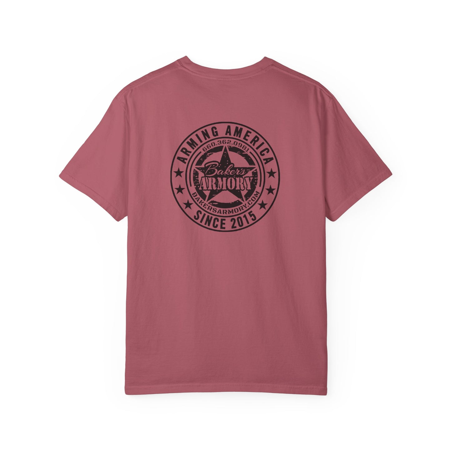 Armory Stamp T‑Shirt — 'Arming America Since 2015' Retro Logo Tee
