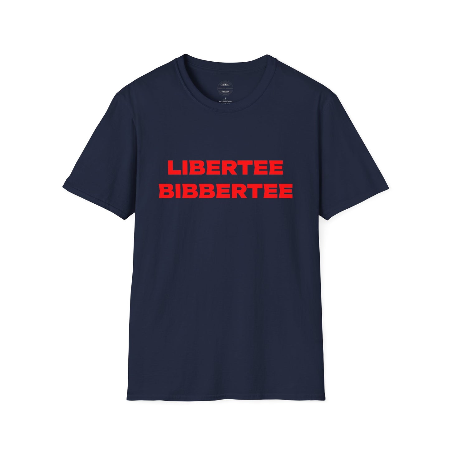 Libertee Bibbertee Red Unisex Softstyle T-Shirt