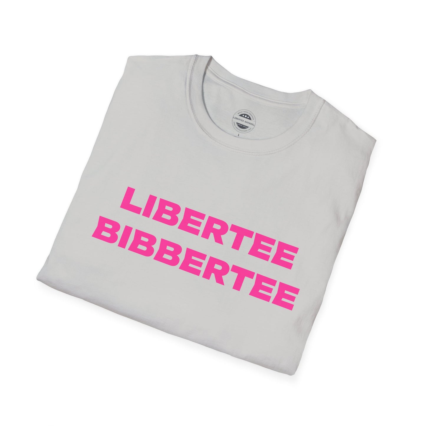 Libertee Bibbertee Pink Unisex Softstyle T-Shirt