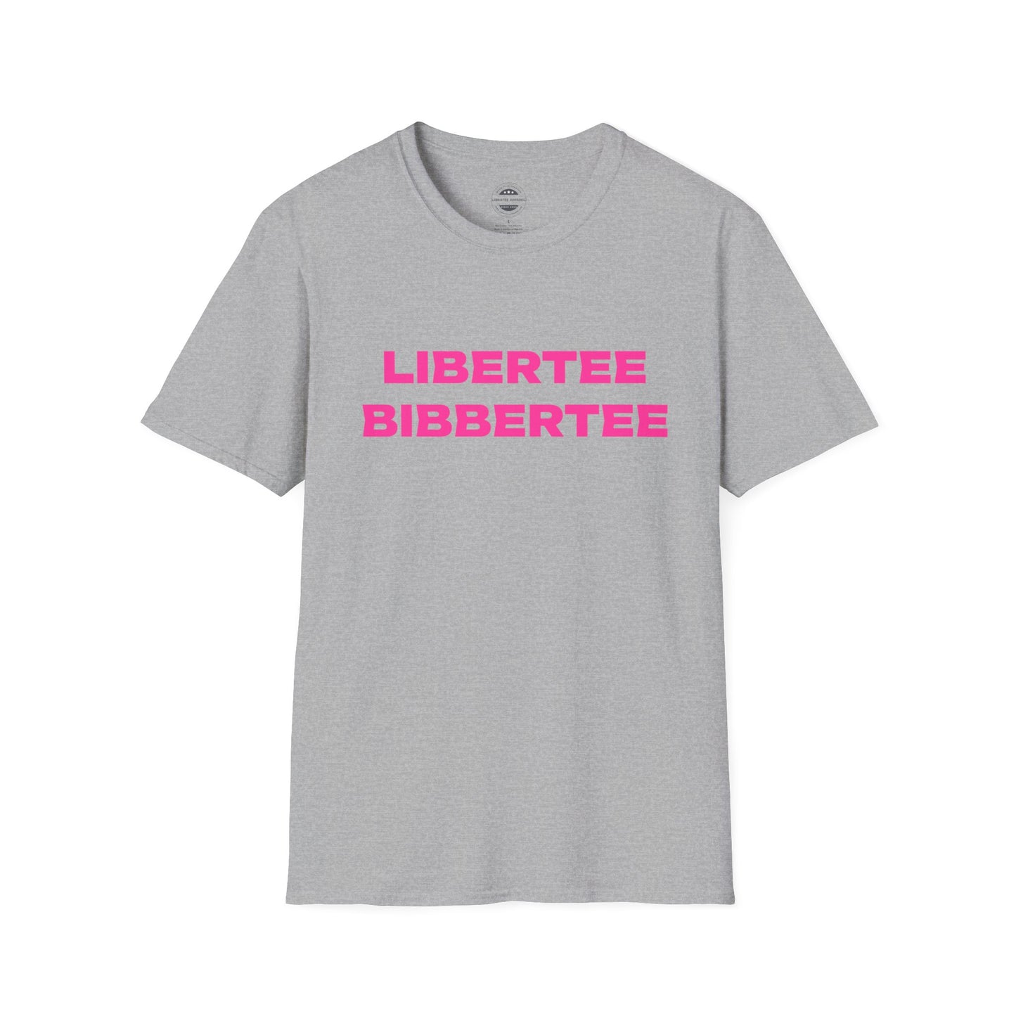 Libertee Bibbertee Pink Unisex Softstyle T-Shirt