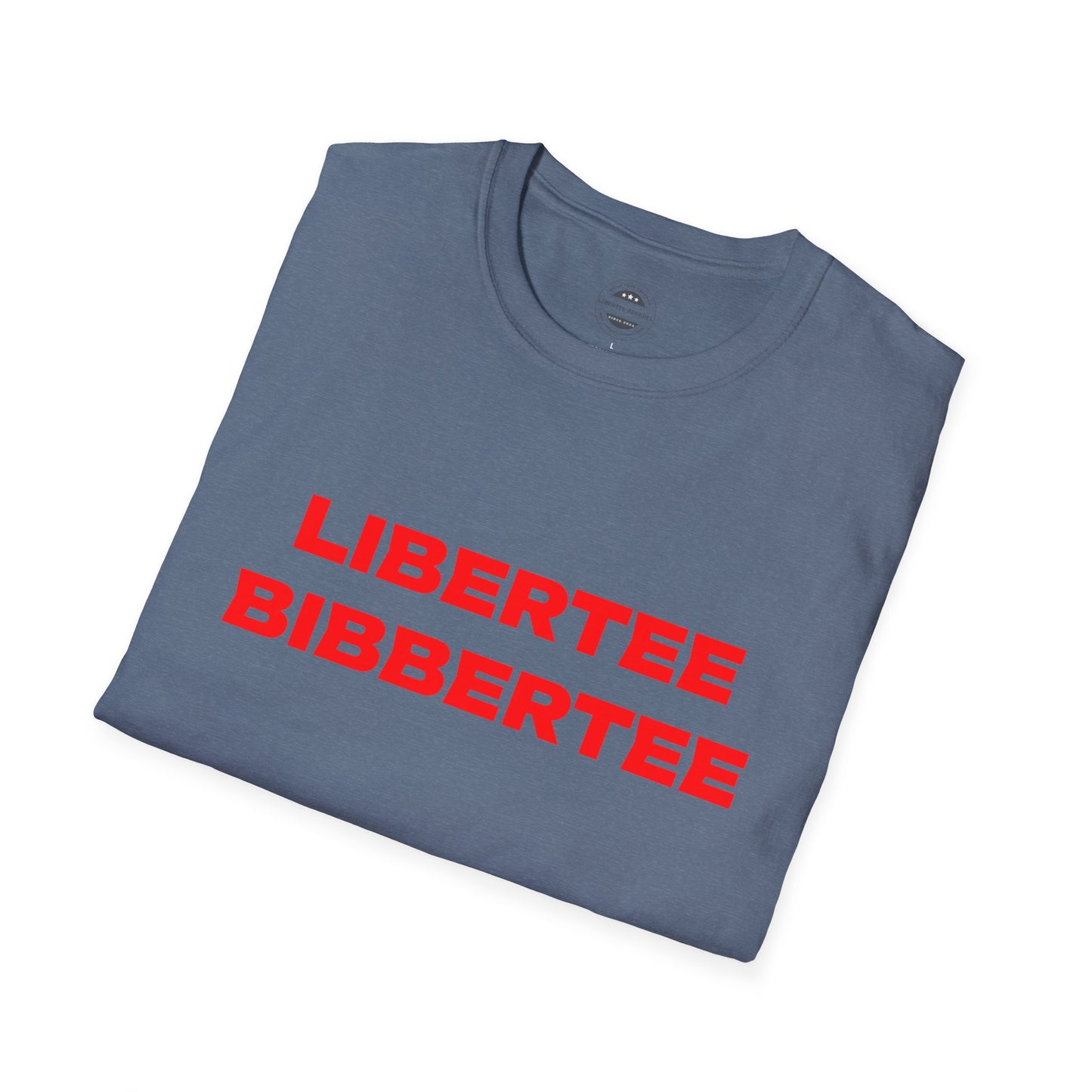 Libertee Bibbertee Red Unisex Softstyle T-Shirt