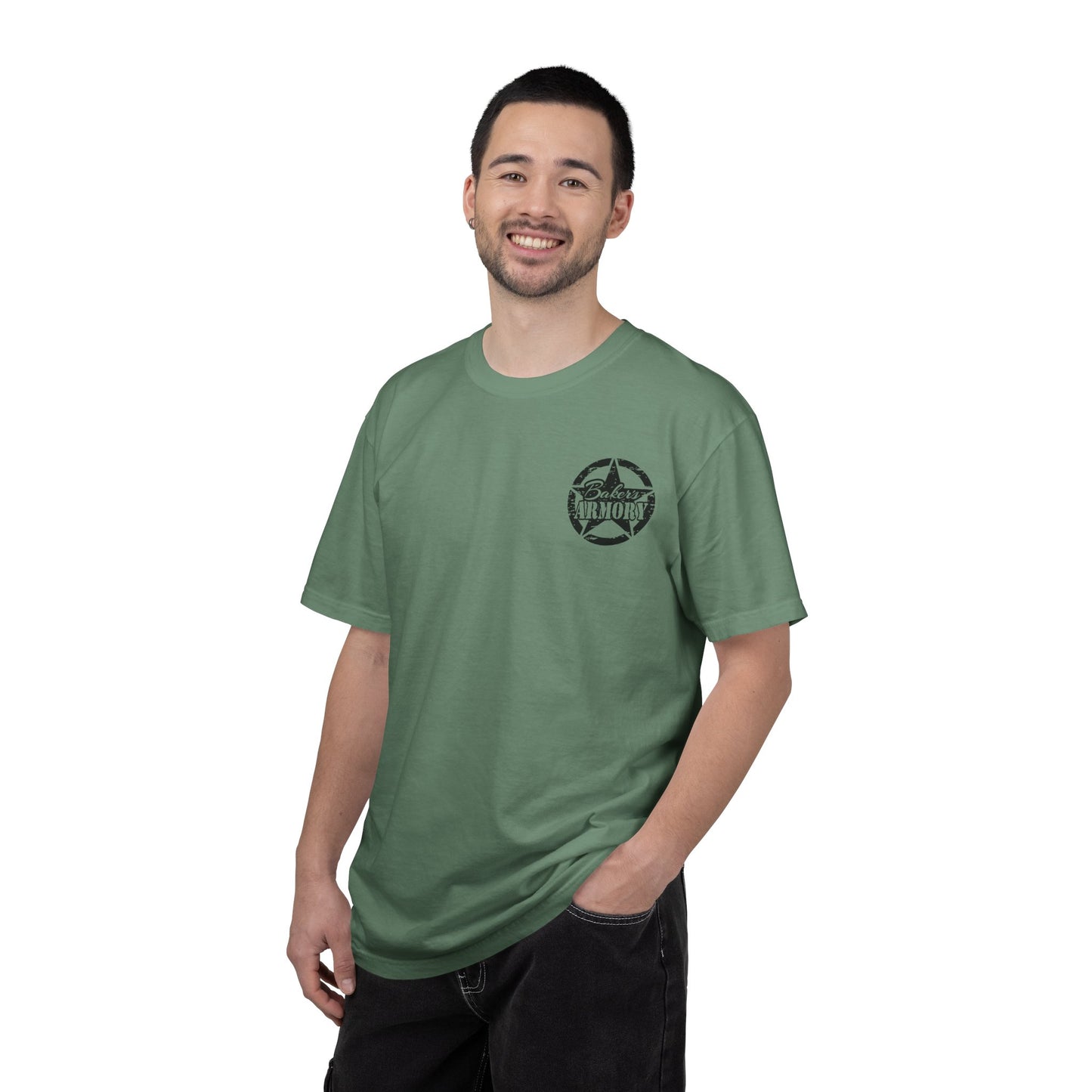 Armory Stamp T‑Shirt — 'Arming America Since 2015' Retro Logo Tee