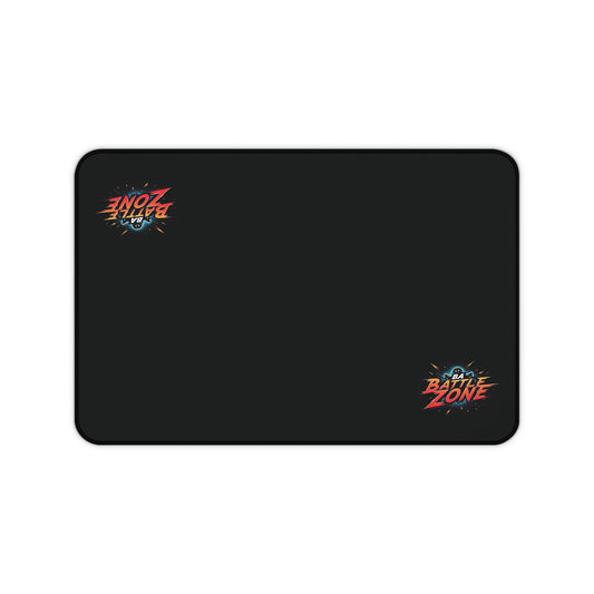 Desk Mat — BA BattleZone Gaming Desk Mat (Sleek Black, Logo Accent)