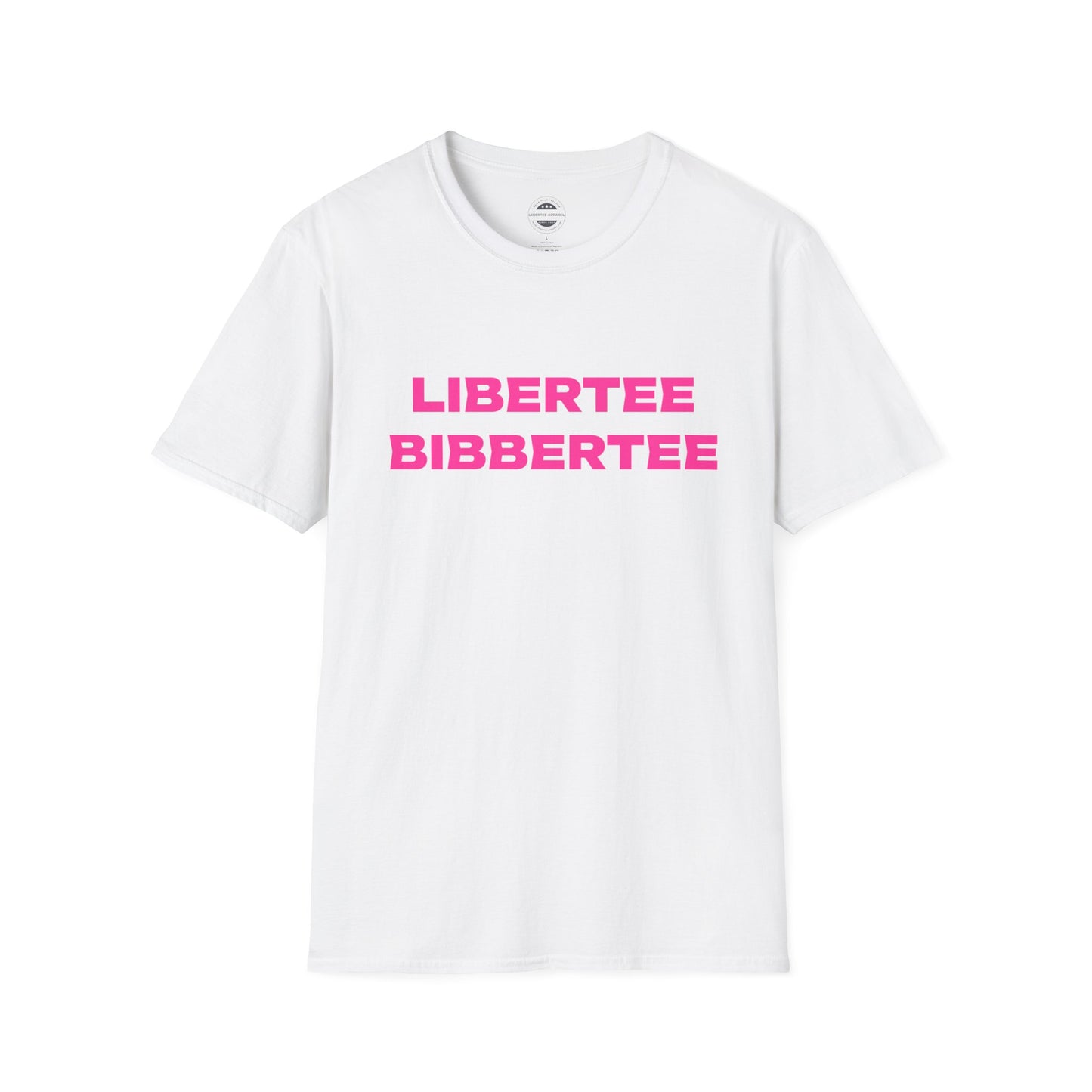 Libertee Bibbertee Pink Unisex Softstyle T-Shirt