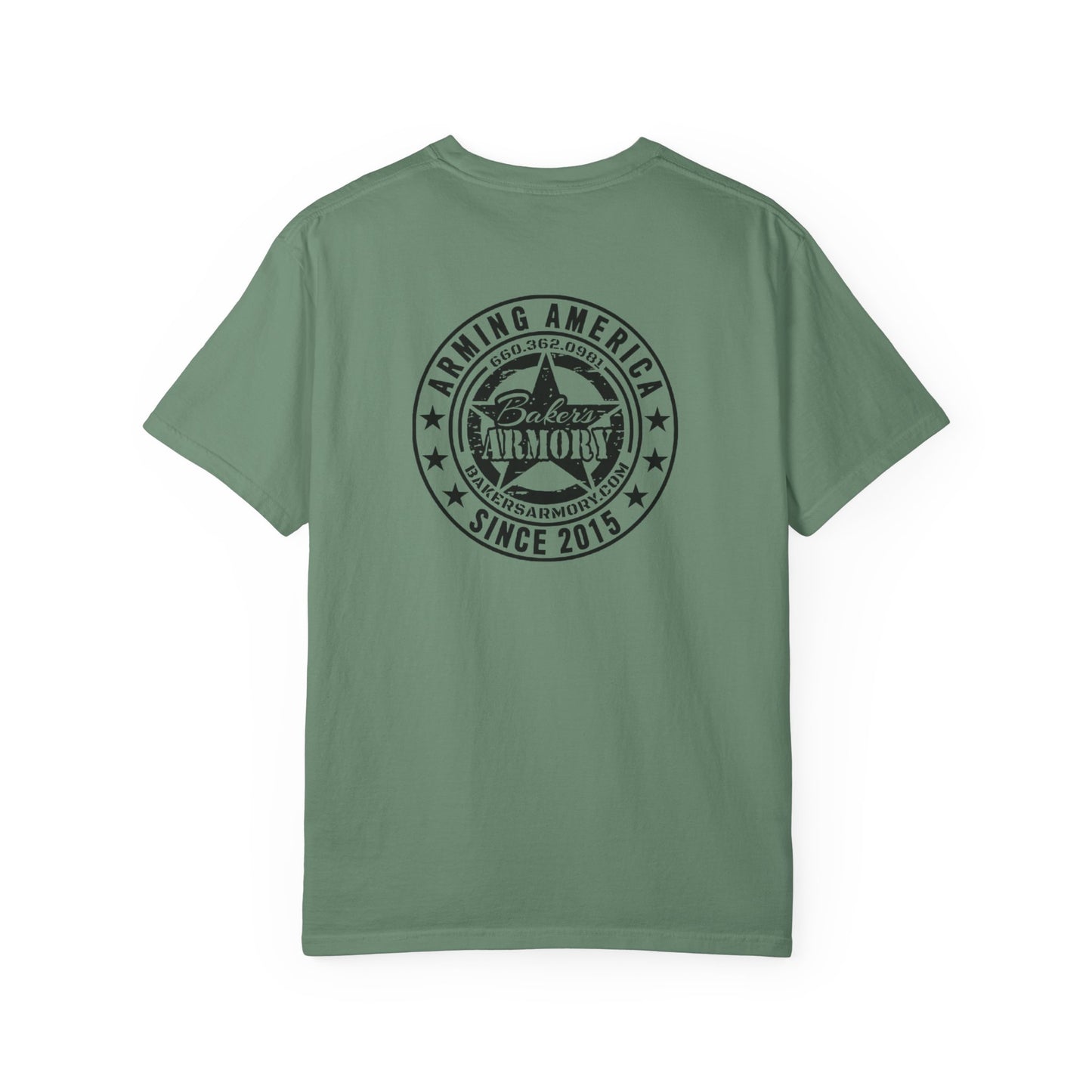 Armory Stamp T‑Shirt — 'Arming America Since 2015' Retro Logo Tee