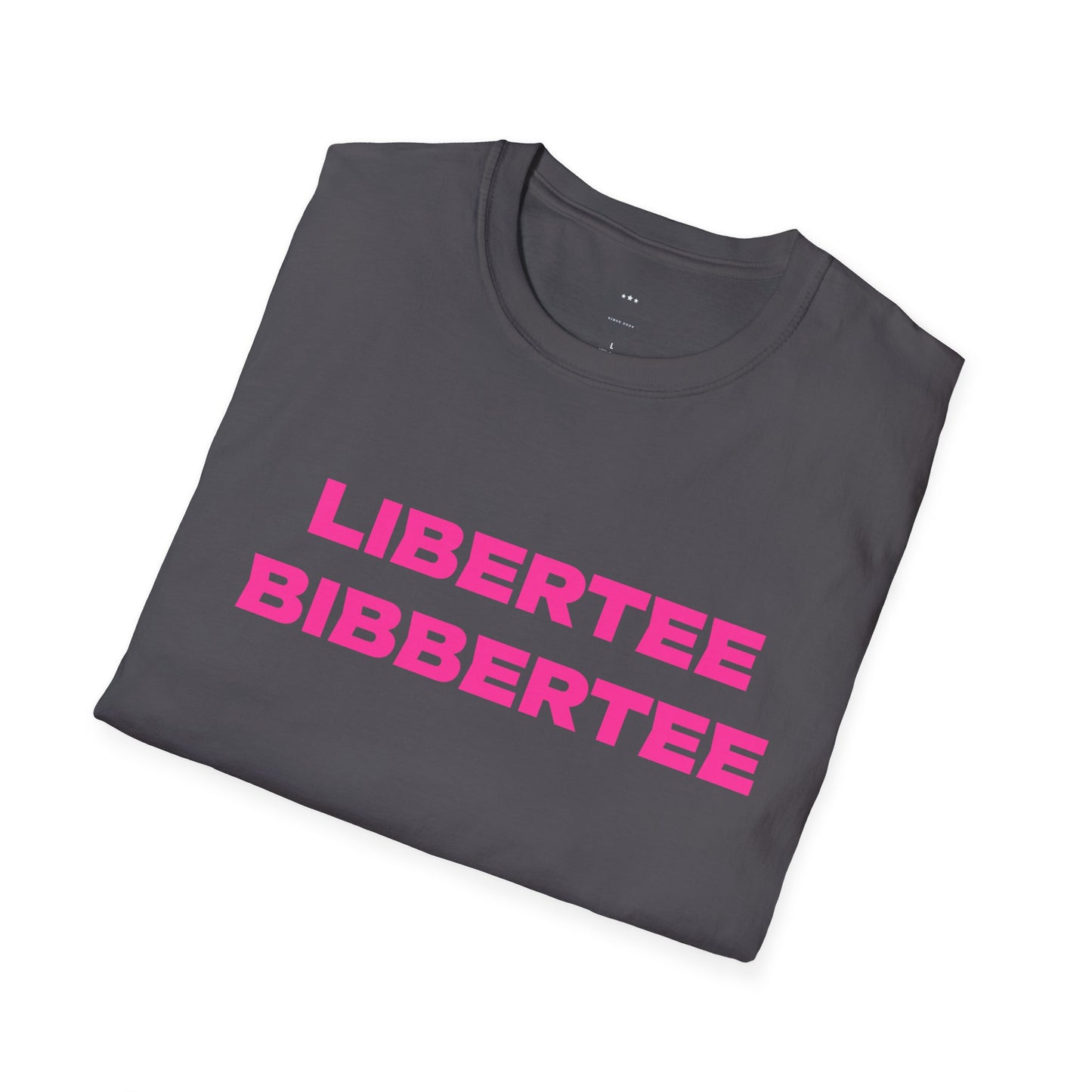 Libertee Bibbertee Pink Unisex Softstyle T-Shirt